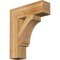 Ekena Millwork Imperial Block Rough Sawn Bracket, Western Red Cedar, 6"W x 22"D x 26"H BKT06X22X26IMP05RWR - alternate 1
